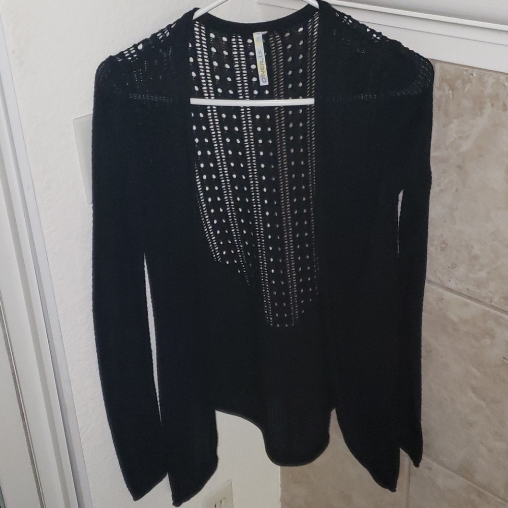 O' Neill Black Sweater Cardigan